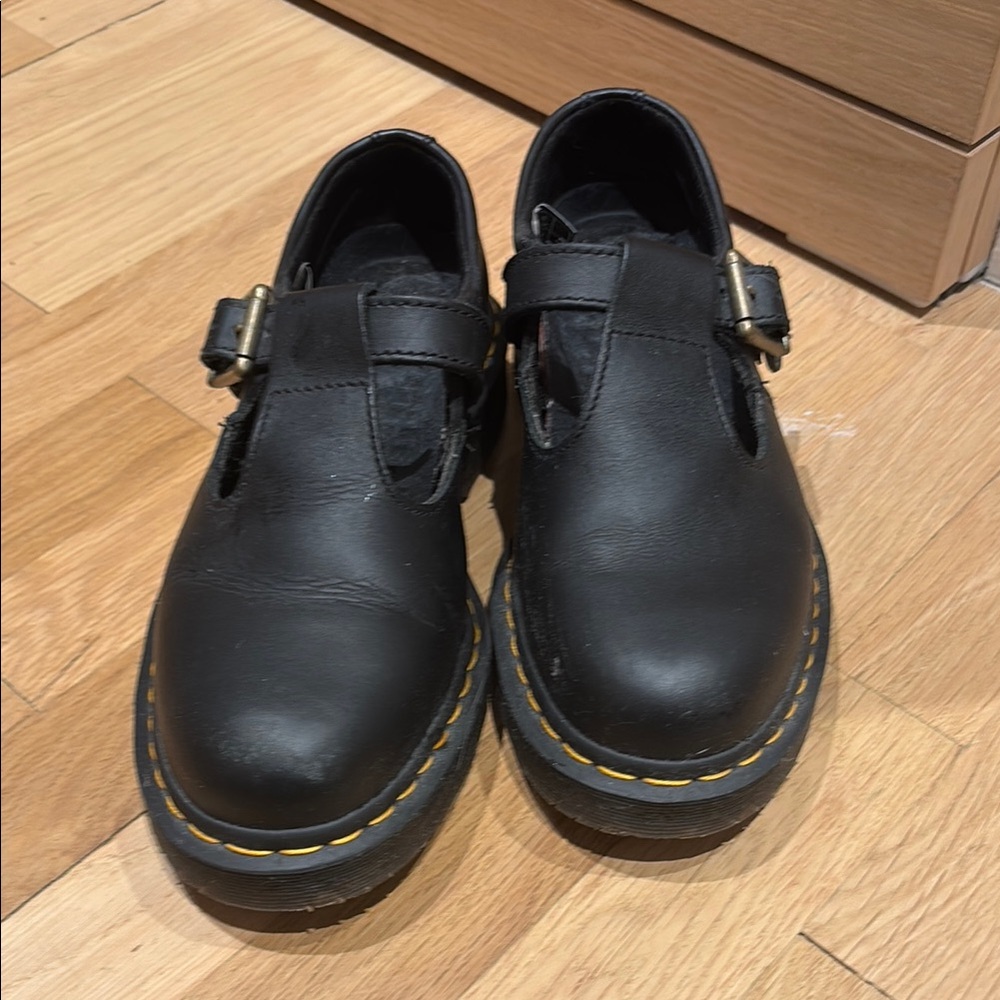 Dr. Martens Black Flats with Chunky Sole women’s size 8/39